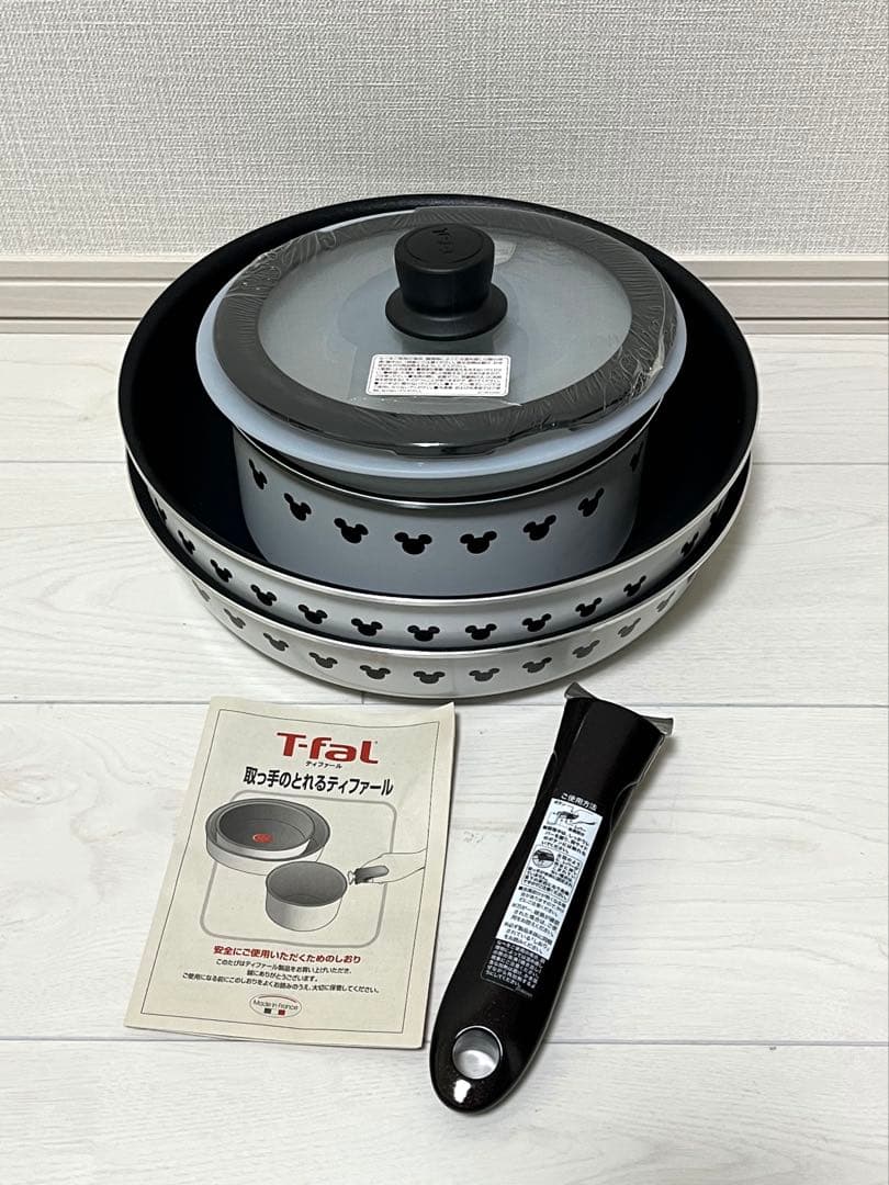【新品】6点セットT-fal インジニオ・ディズニー・ホワイトセット
