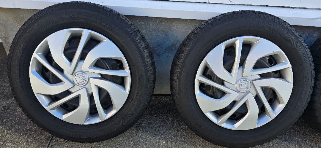 フリード純正ホイール スタッドレスセット 中古7部山