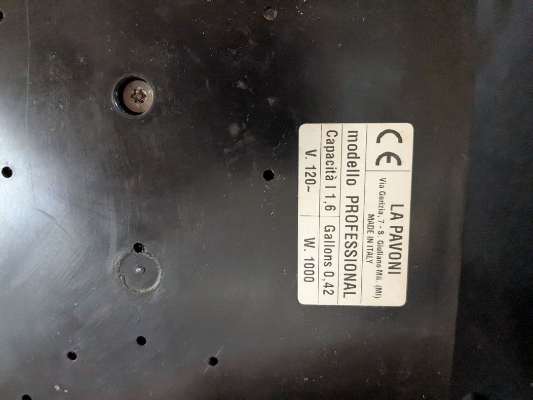 La Pavoni ラ パボーニ エスプレッソマシン オーバーホール済