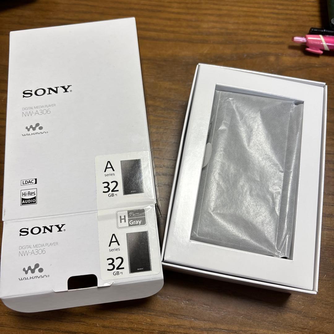 【新品】未使用SONY NW-A30シリーズ デジタルオーディオプレーヤーグレー