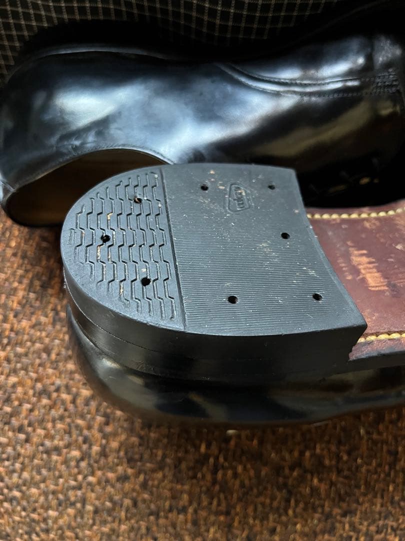 70'S アメリカ軍 US NAVY レザーソール サービスシューズ 10R