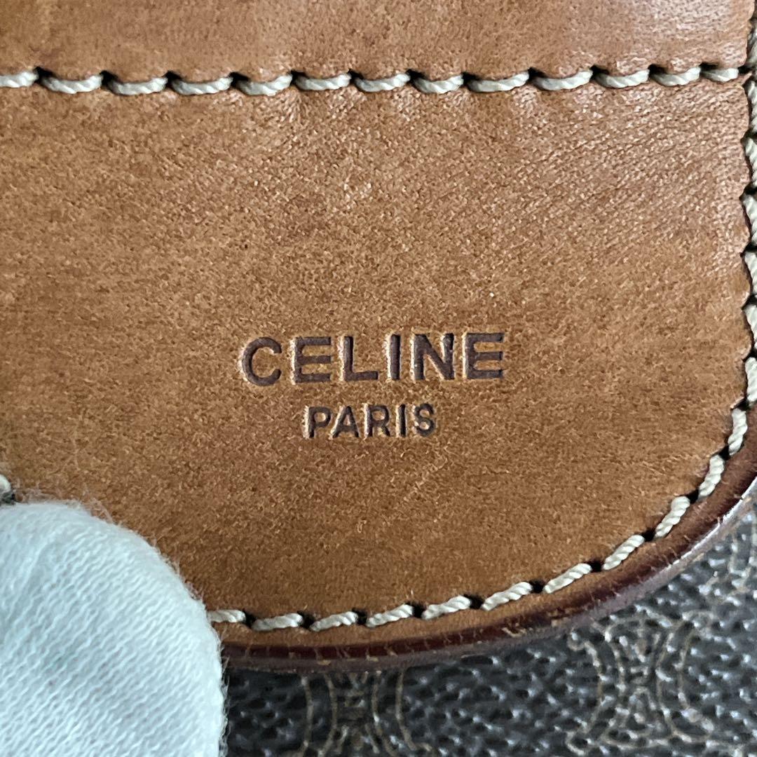 希少サイズ　オールド　セリーヌ　マカダム柄　ボストンバッグ　トリオンフ　y2k