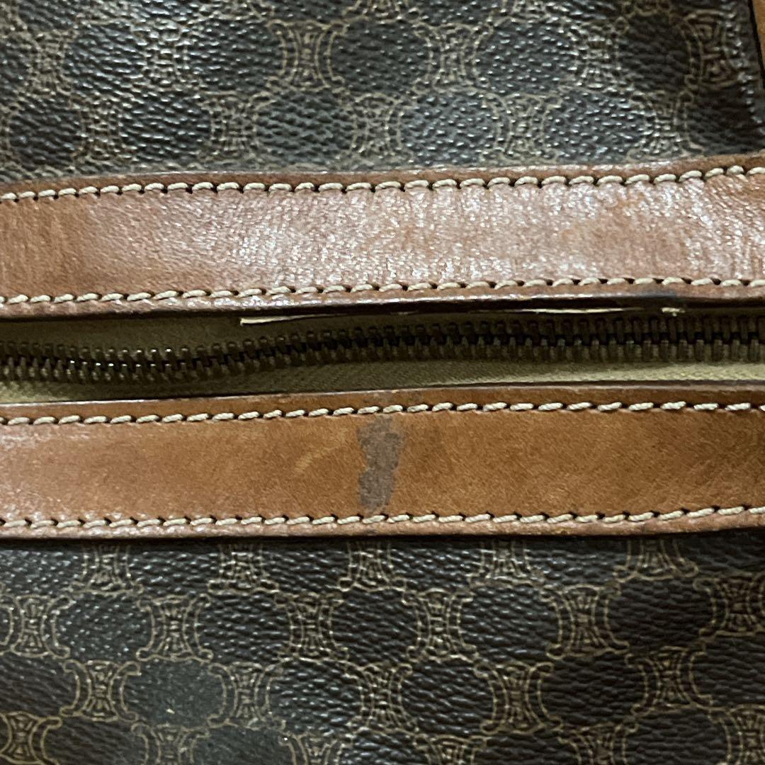 希少サイズ　オールド　セリーヌ　マカダム柄　ボストンバッグ　トリオンフ　y2k