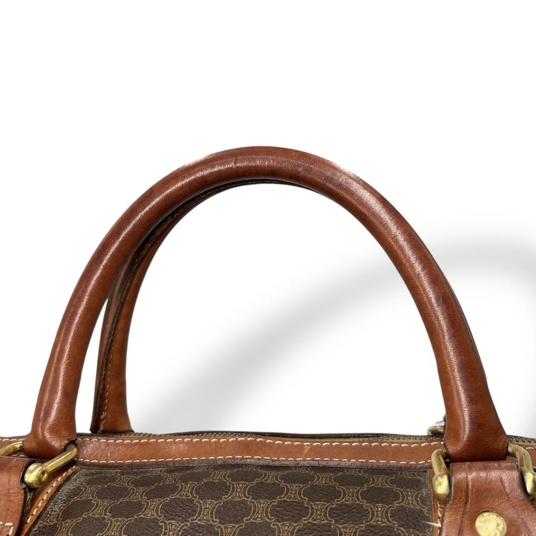 希少サイズ　オールド　セリーヌ　マカダム柄　ボストンバッグ　トリオンフ　y2k