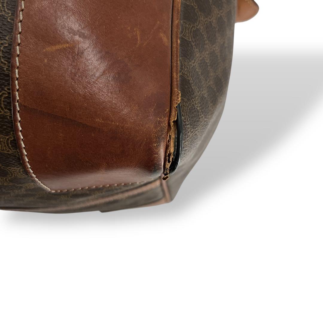 希少サイズ　オールド　セリーヌ　マカダム柄　ボストンバッグ　トリオンフ　y2k