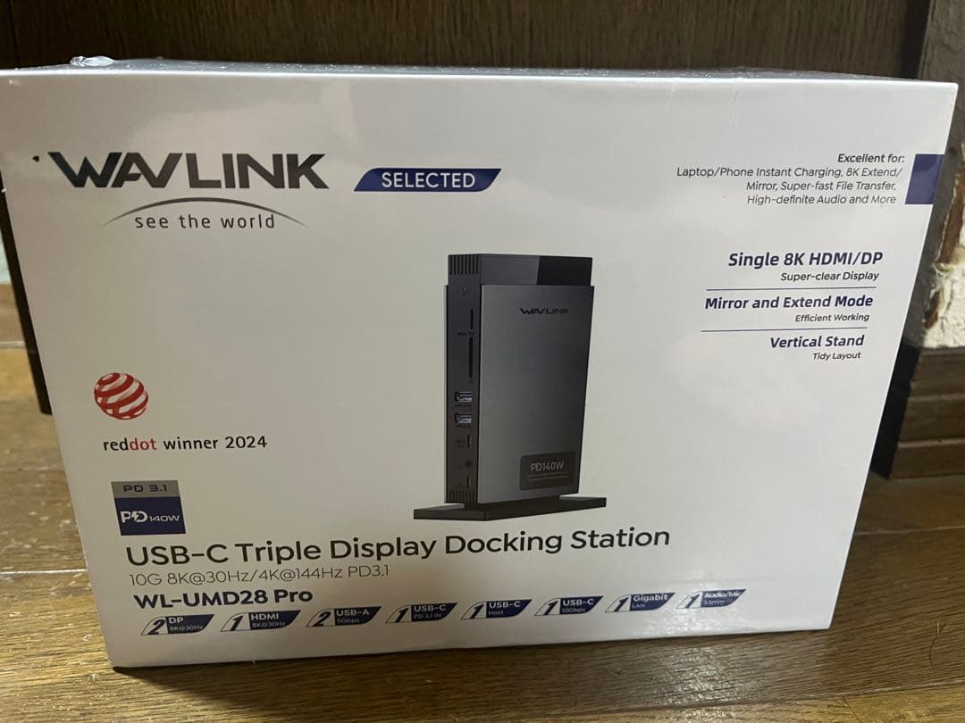 WAVLINK USB-C ドッキングステーション WL-UMD28 Pro