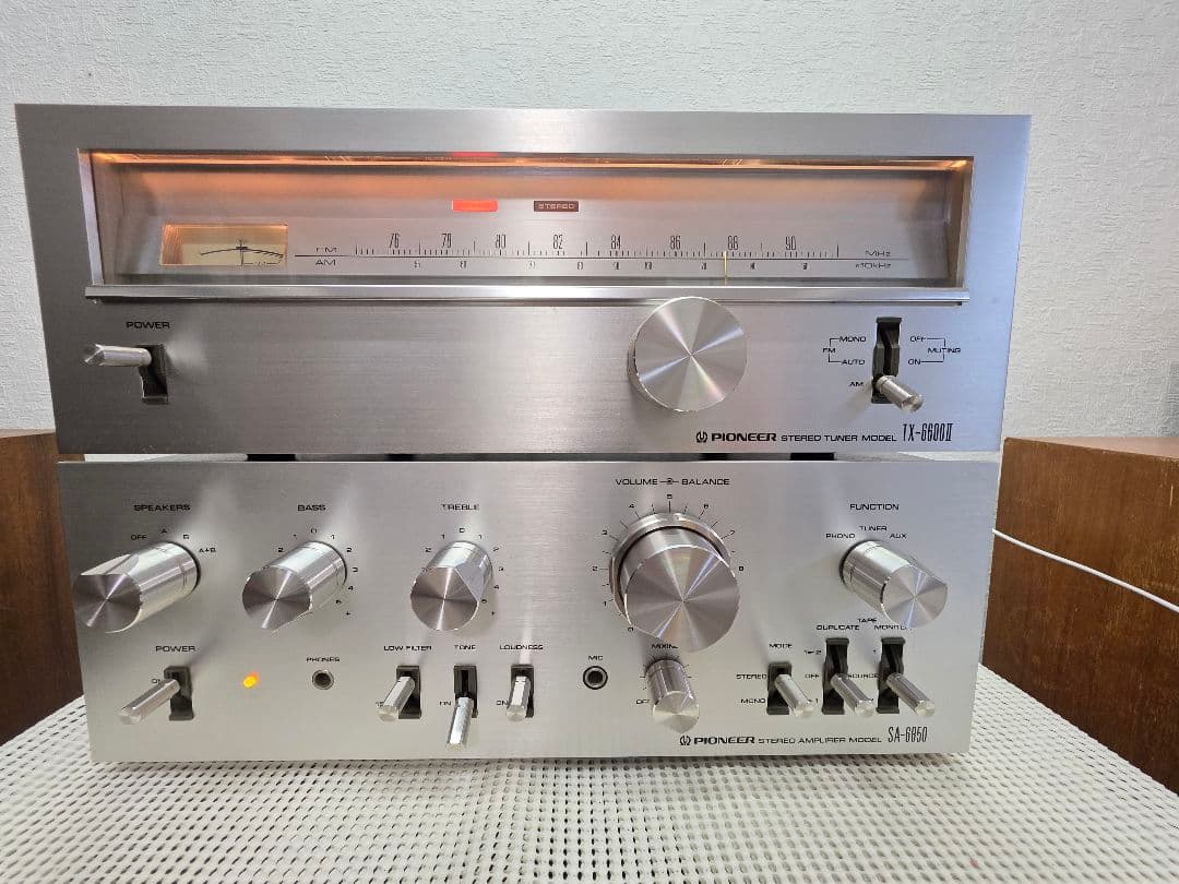 Pioneer TX-6600II & SA-6850 セット
