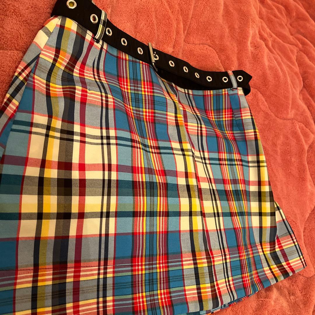 11月末削除MARQUES / ALMEIDA チェック柄スカート サイズ4