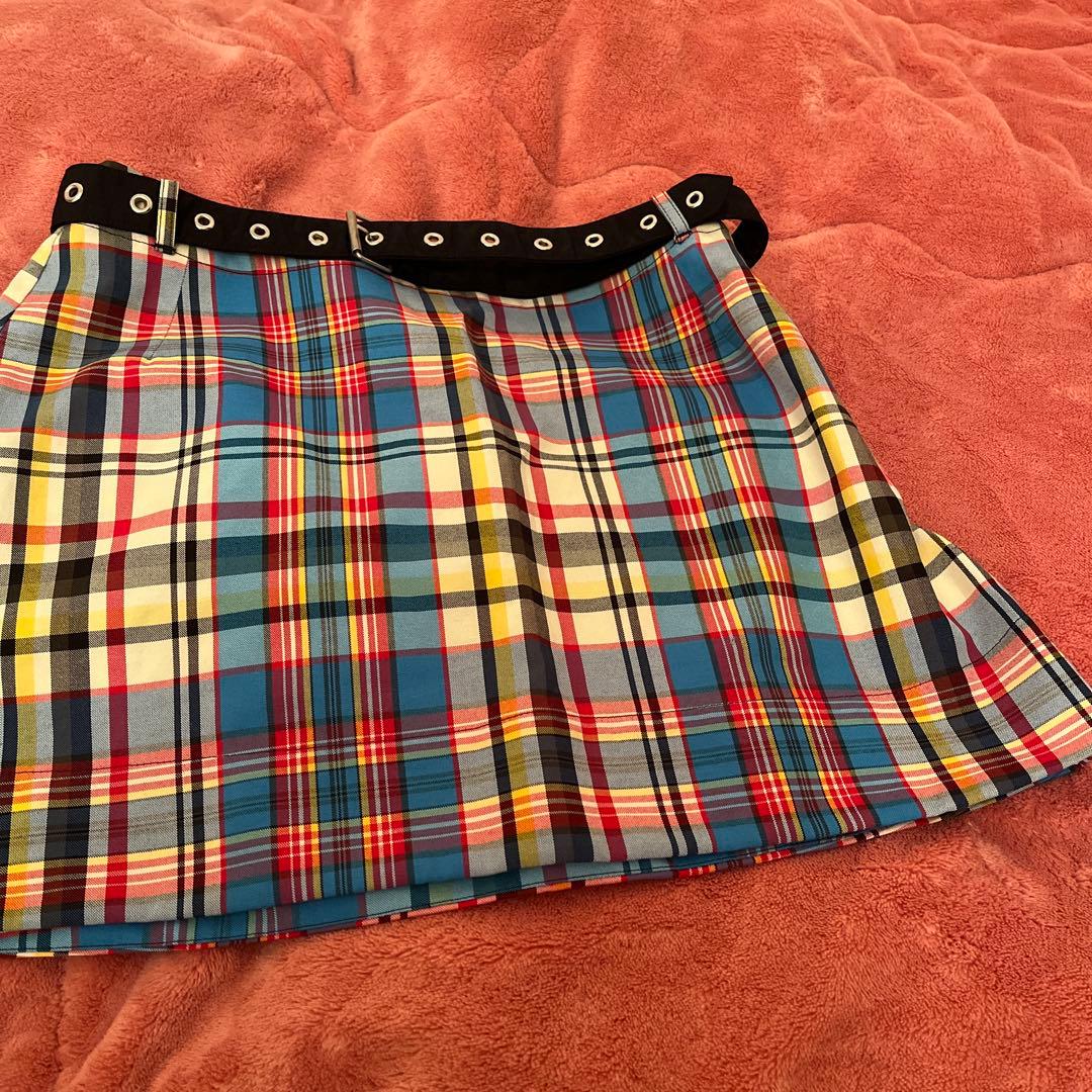 11月末削除MARQUES / ALMEIDA チェック柄スカート サイズ4