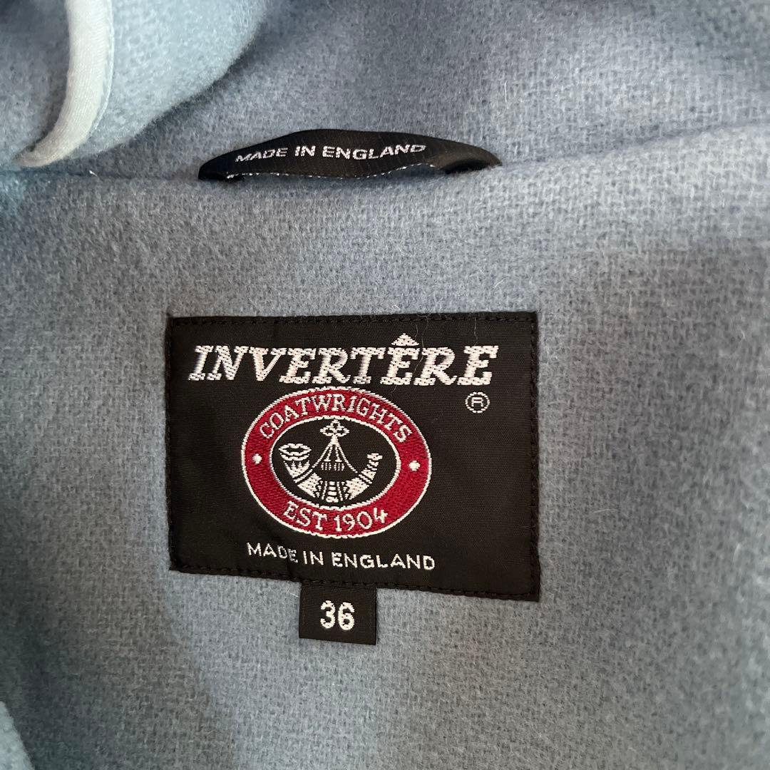 インバーティア　ダッフルコート 36 サックスブルー