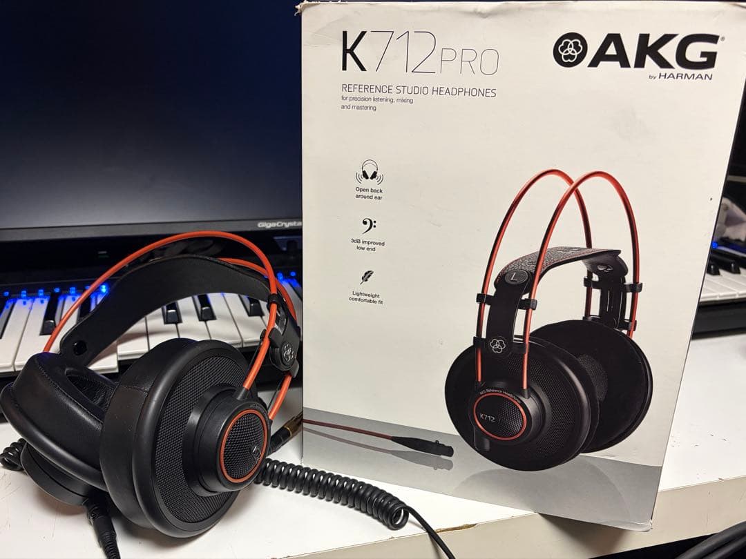 AKG K712 PRO ヘッドホン 元箱付き