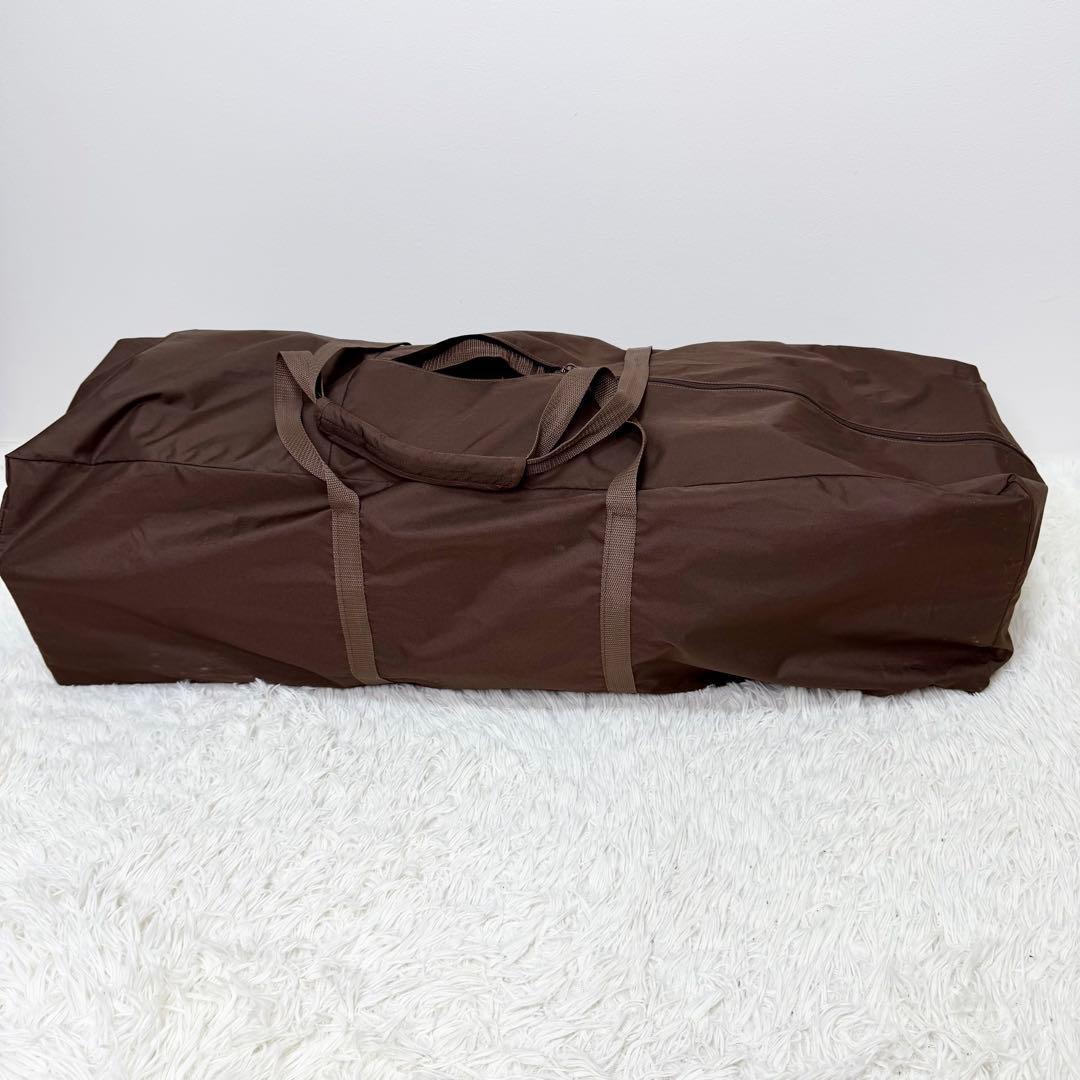 美品 Aprica ココネルエアープラス ベビーベッド ブラウン 折りたたみ