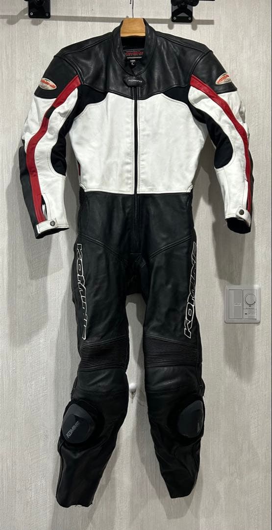 KOMINE コミネ　革ツナギ レーシングスーツ　Ｌサイズ