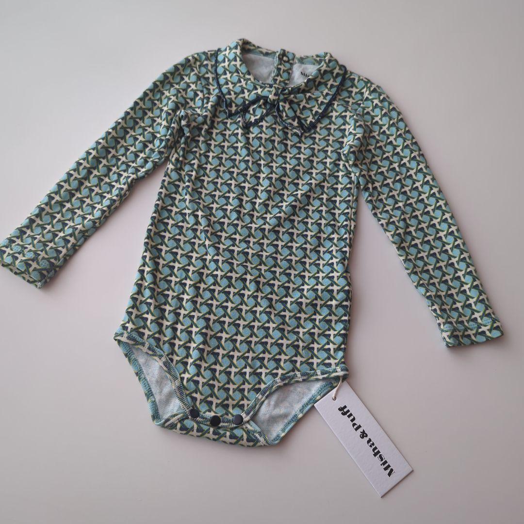 Misha and Puff yonder Lattice ロンパース