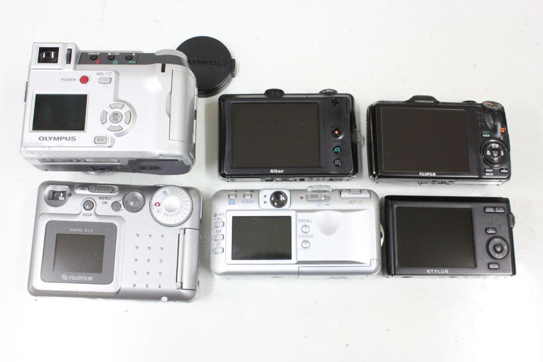 コンパクトデジタルカメラ 6台 OLYMPUS FUJIFILM Nikon等