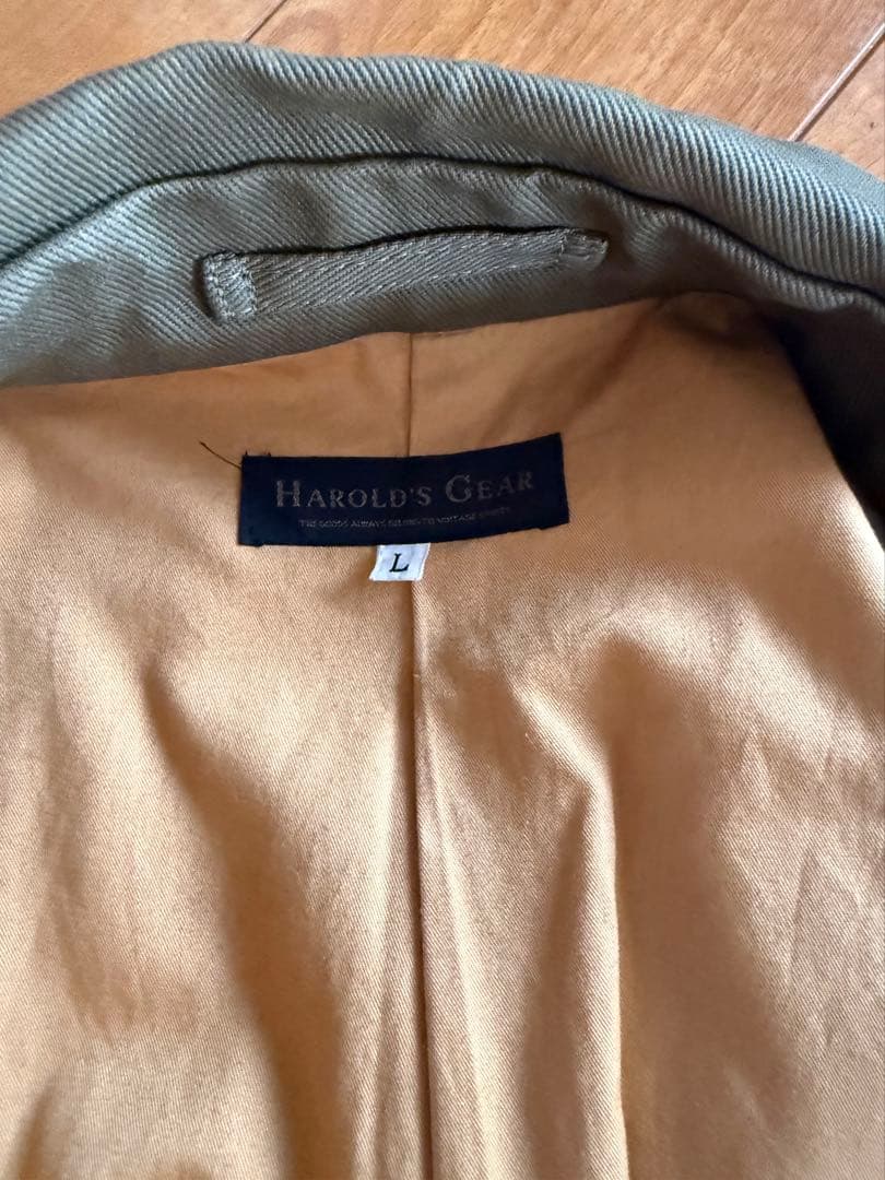 HAROLD'S GEAR モーターサイクルコート ハロルズギア 古着サイズL