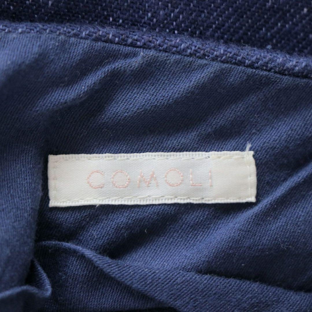 COMOLI 21SS フレンチブルー バックストラップパンツ サイズ2