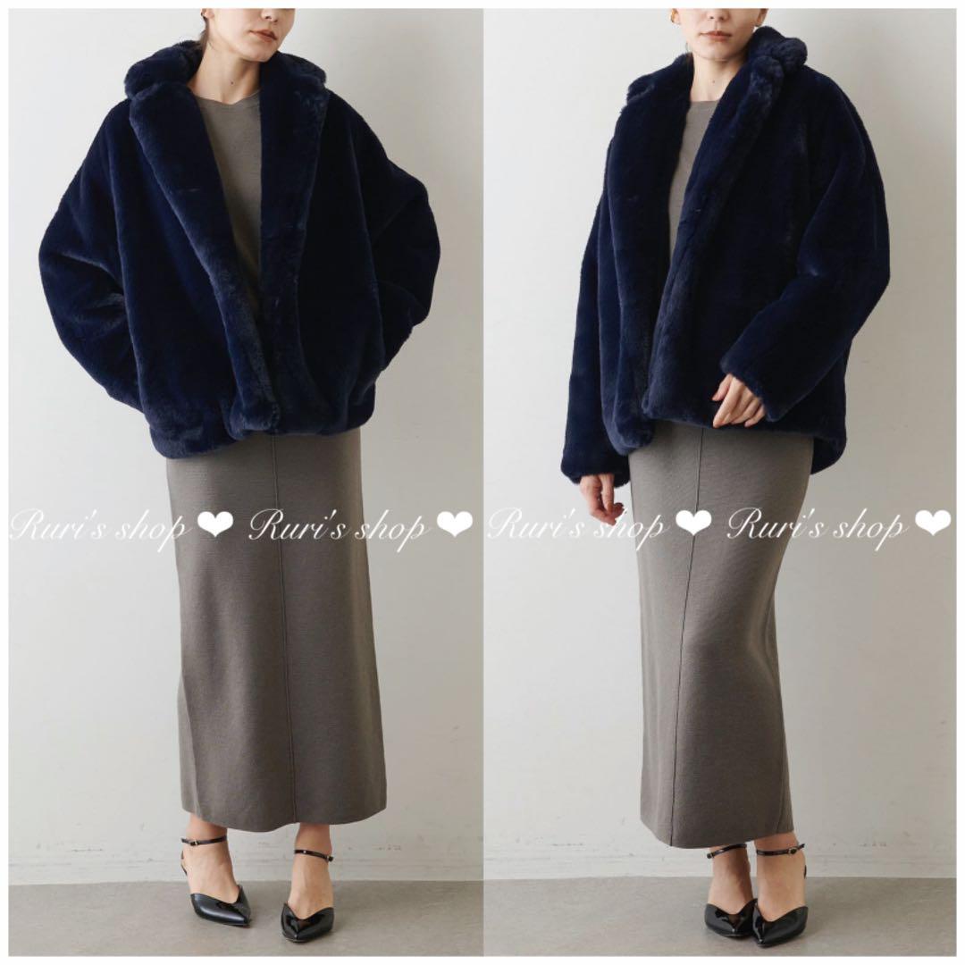 ウィムガゼット　エコファーショートブルゾン