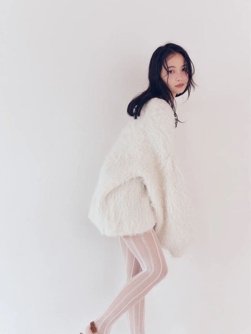 トップス Andequal unique button knit cardigan