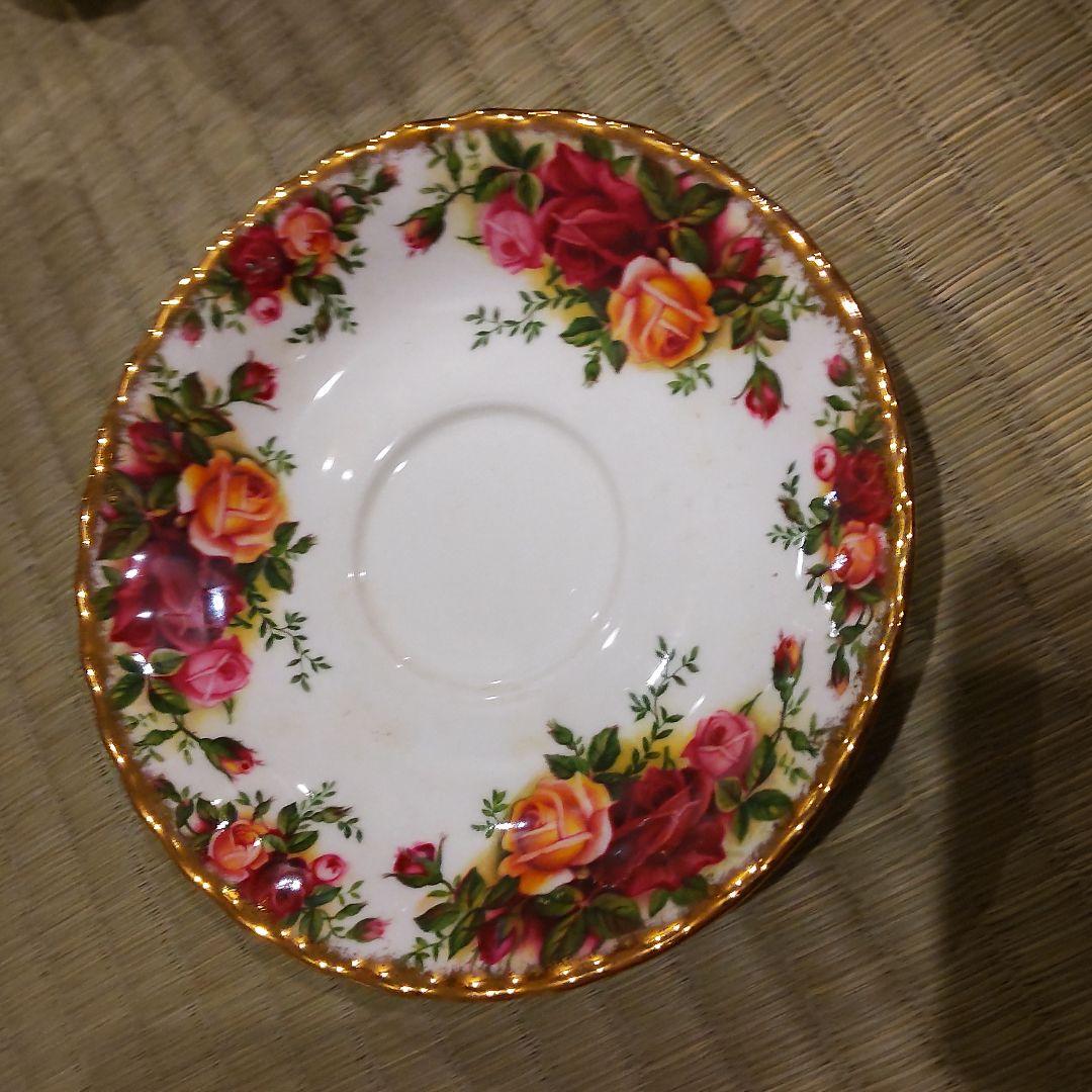 ロイヤルアルバート　ティーカップソーサーセットオールドカントリーローズ自宅保管品