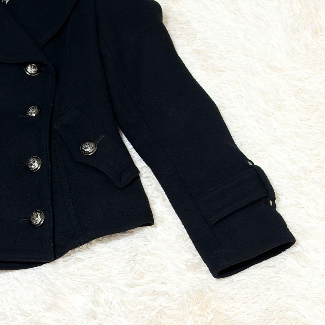 BURBERRY BLUE LABEL ピーコート 36号 y2k グランジ