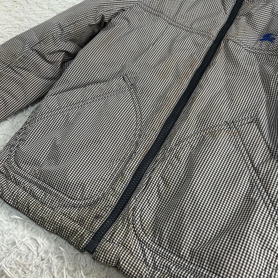 17774✨バーバリーブラックレーベル リバーシブルキルティングダウンジャケット