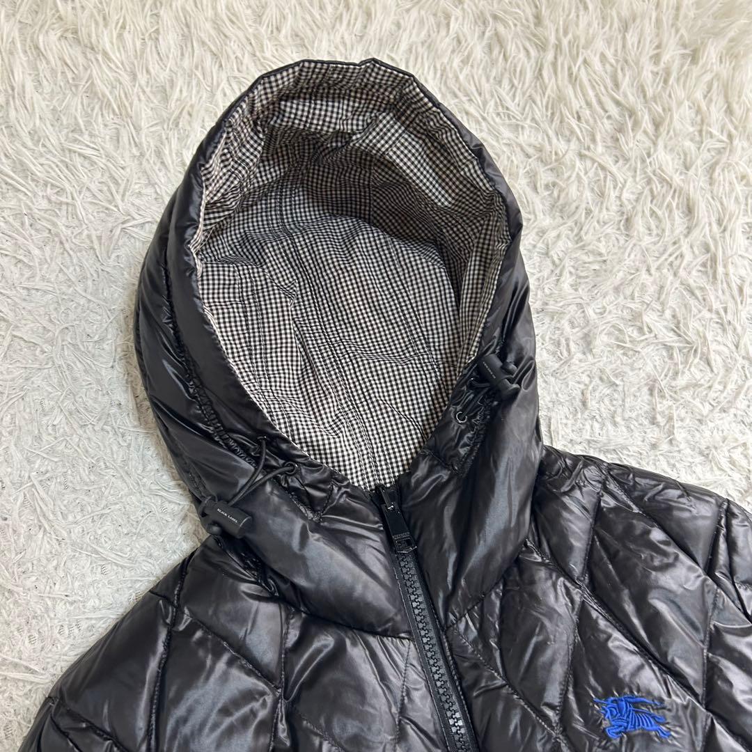 17774✨バーバリーブラックレーベル リバーシブルキルティングダウンジャケット