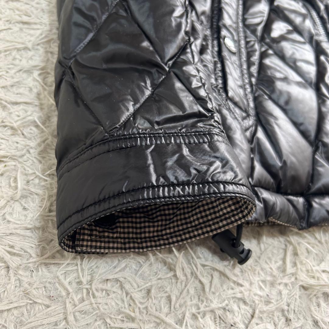 17774✨バーバリーブラックレーベル リバーシブルキルティングダウンジャケット