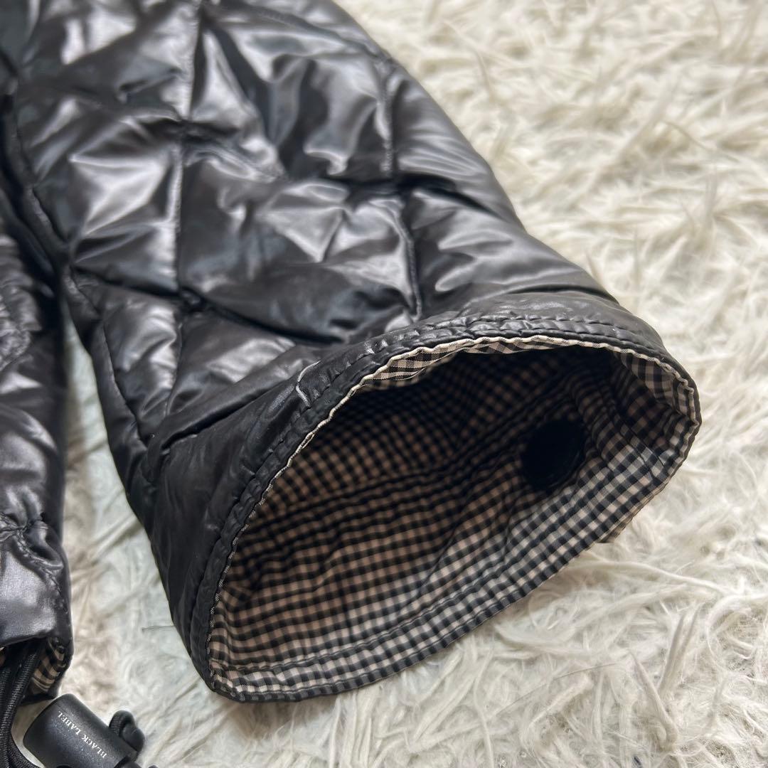 17774✨バーバリーブラックレーベル リバーシブルキルティングダウンジャケット