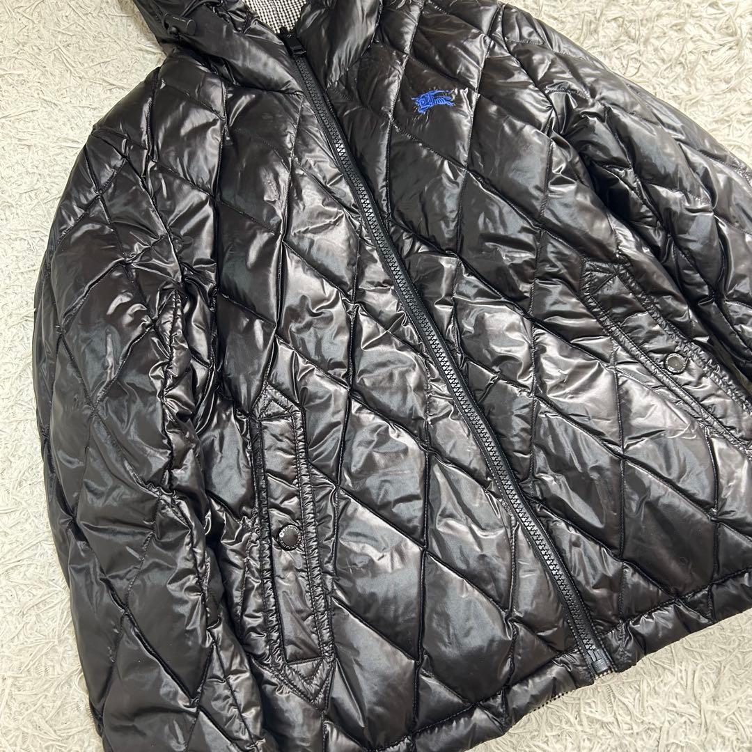17774✨バーバリーブラックレーベル リバーシブルキルティングダウンジャケット
