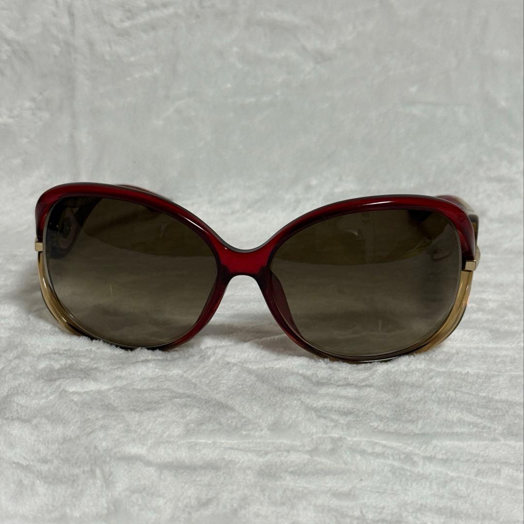 ディオール★サングラス★赤×ゴールド系★箱付き