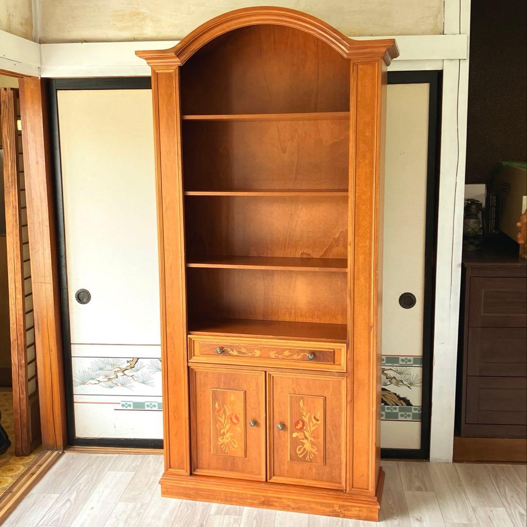 ズーシー出品 イタリア製 高級輸入家具 本棚 飾り棚 キャビネット