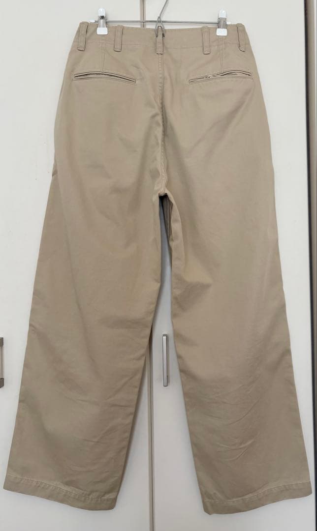 ウィムガゼット バイオ加工チノパンツ ベージュ