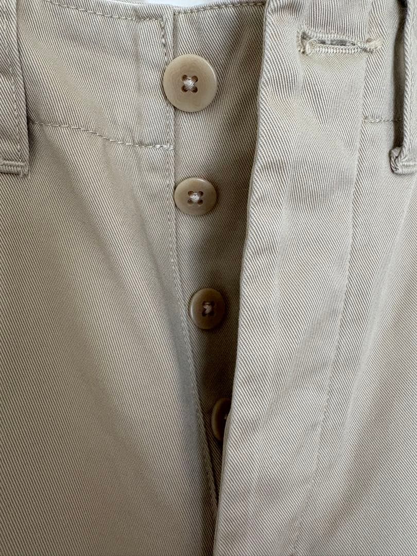 ウィムガゼット バイオ加工チノパンツ ベージュ