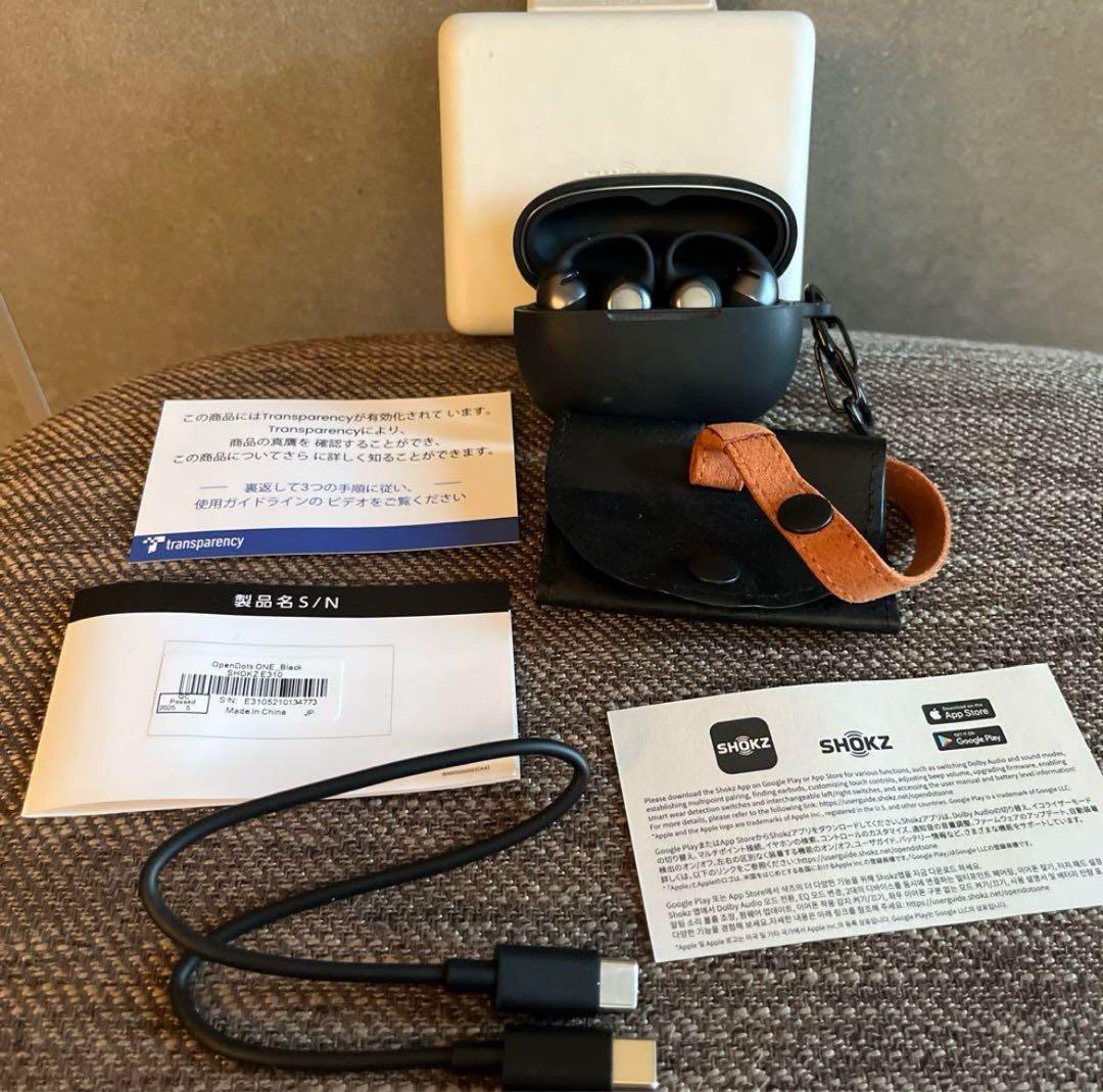 Shokz OpenDots ONE ブラック