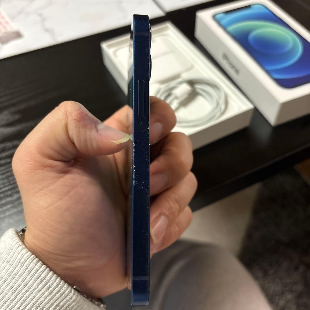 Apple iPhone 12 miniブルー 充電ケーブル付き