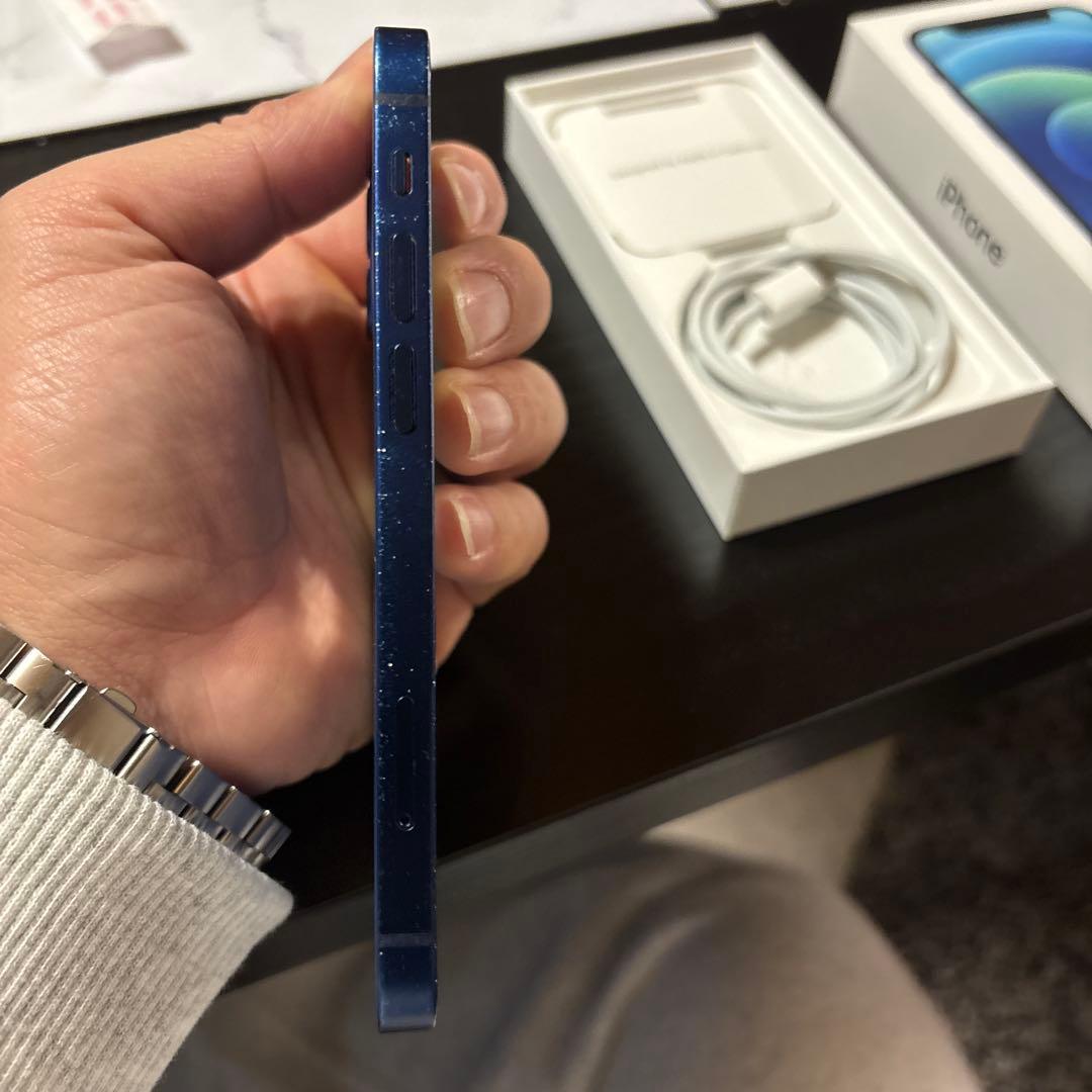Apple iPhone 12 miniブルー 充電ケーブル付き