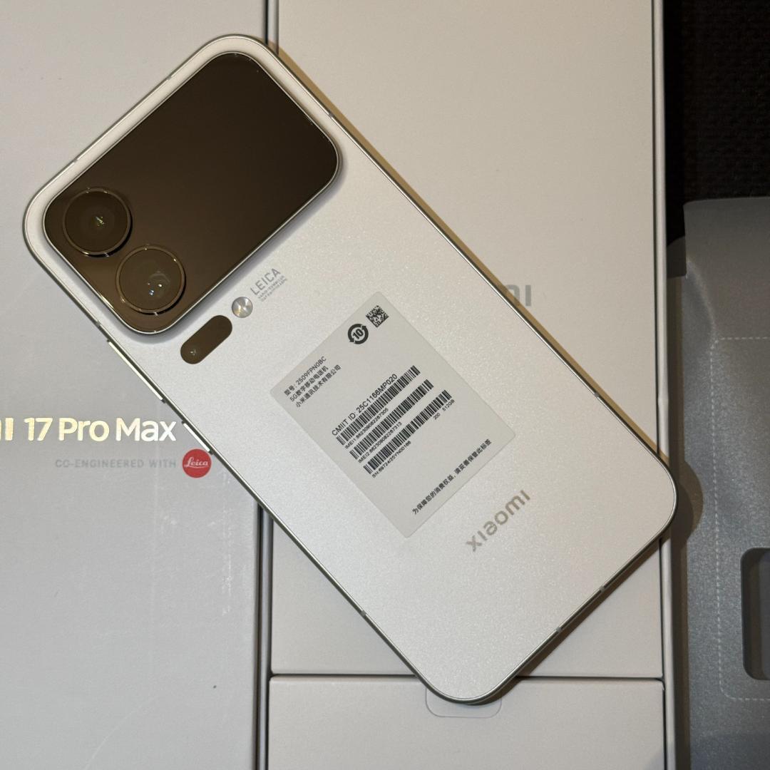 XIAOMI 17 Pro Max 16GB/512GB ホワイト 中国版