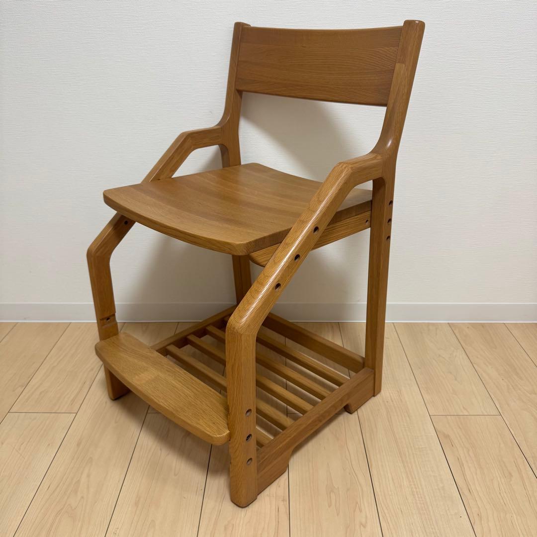 【美品】 KEYUCA ケユカ 学習椅子 ニノスチェア ナチュラル