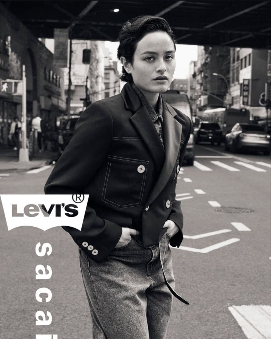 Levi's® x sacai デニム　マトラッセ　ツイル　ジャケット