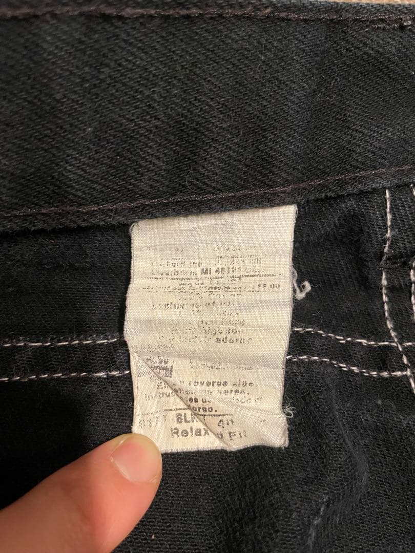 Carhartt ブラック ワークパンツ　USA製　40