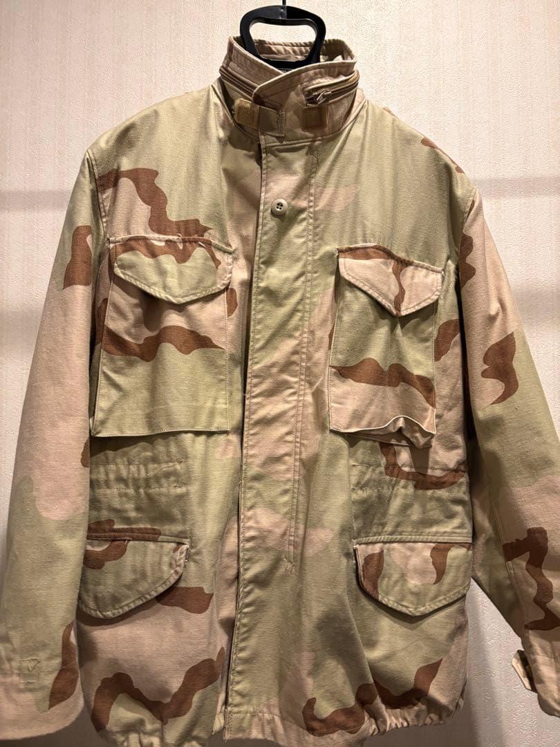 80s M-65フィールドジャケットデザートカモ SMALL-SHORT米軍実物