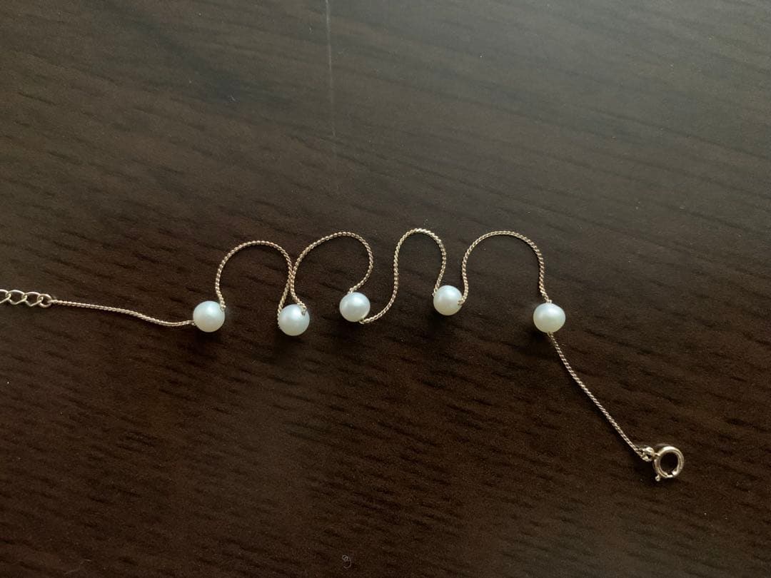 TSUTSUMI K10 淡水　パール　アンクレット　ブレスレット