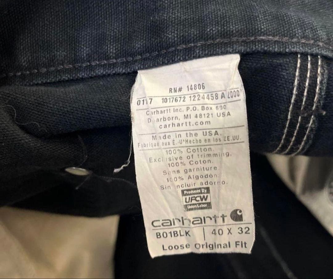 USA製　carhartt ダブルニー　ペインターパンツ　カーハート　ダブルニー