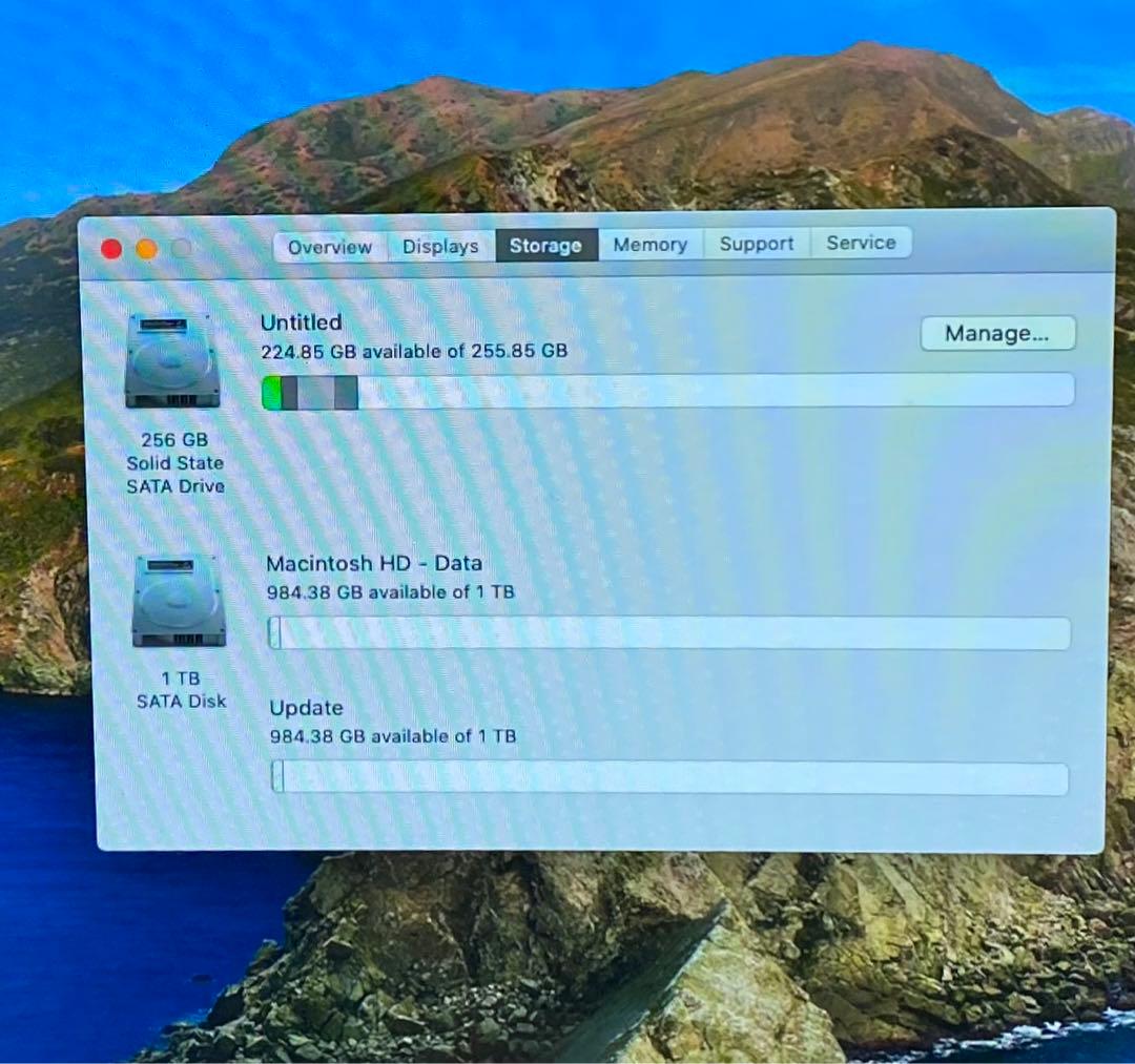 Macデスクトップ Mac mini i7 10GB 256GB SSD 1TB HHD 2012