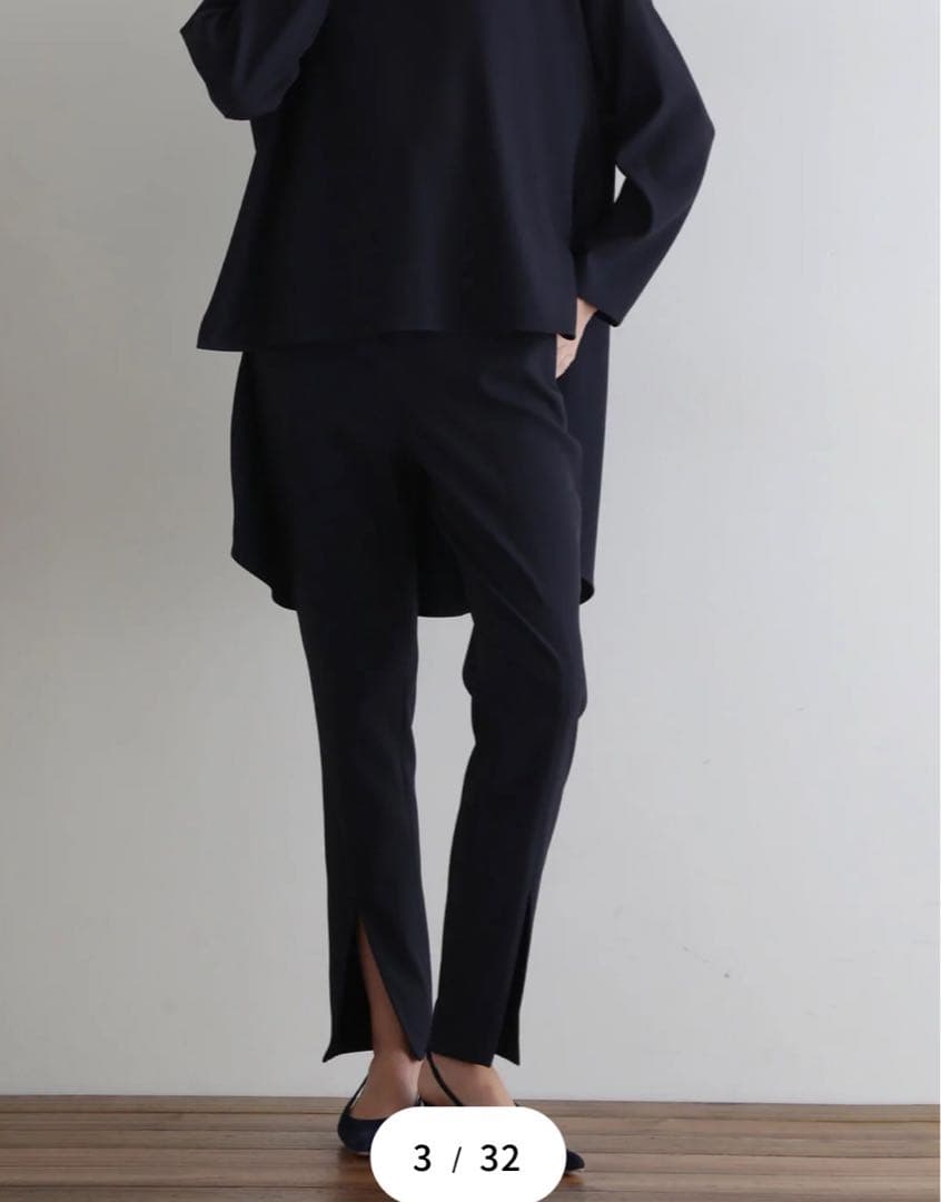 LE PHIL 2WAYツイルフロントスリットパンツ　00