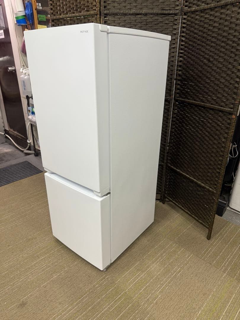 【超美品】ヤマダ　REFAGE 156L 冷凍冷蔵庫　YRZ-F15LW