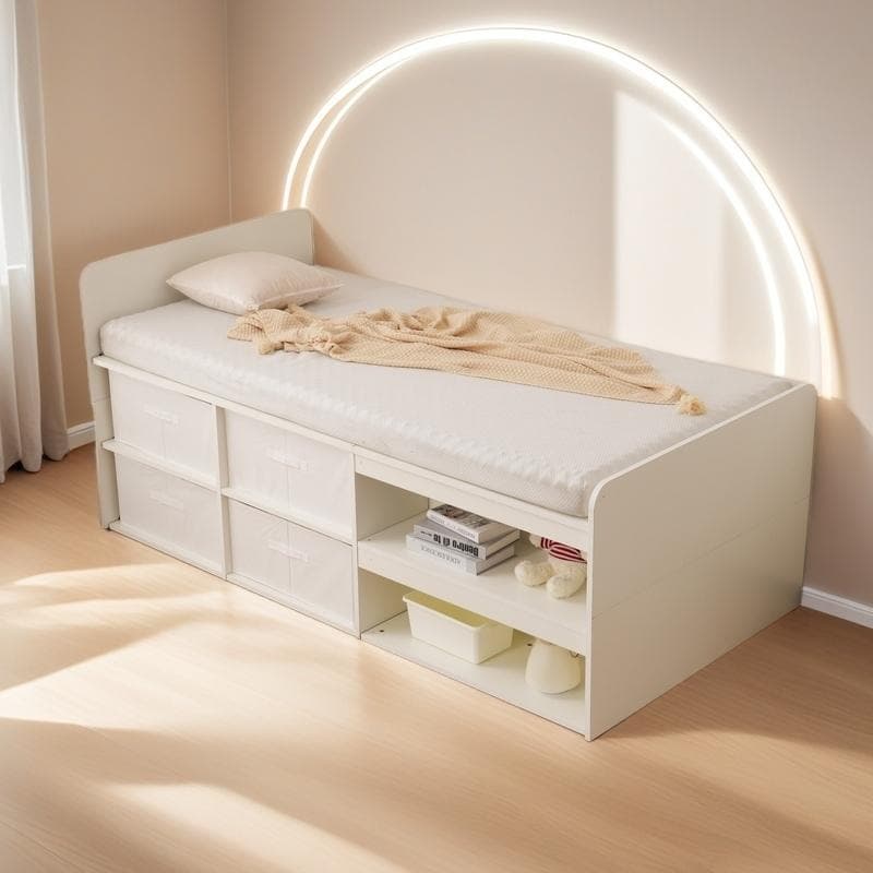 S ベッドフレーム シングル シングルベッド 高いベッドシングル荷重約200kg