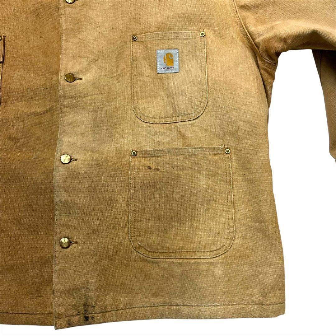 80s 星タグ カーハート ミシガン チョア コート 古着 メンズ F USA製