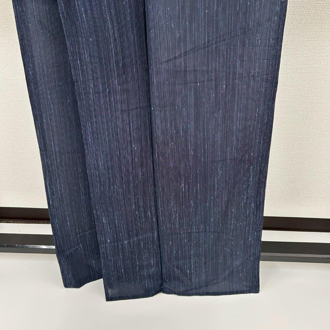 y*i様 身幅大きめ 夏着物 裄69.5紗織 藍染め やまとお誂え 希少サイズT